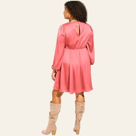 TORRID Plus Size Mini Bubble Charmeuse Babydoll dress 4X - Picture 12 of 16